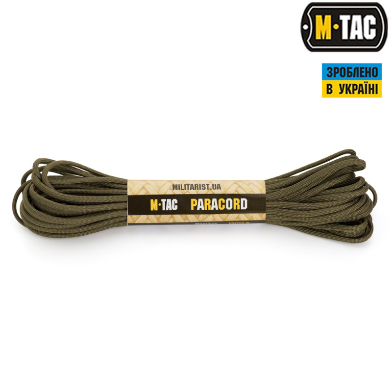 M-TAC ПАРАКОРД 550 TYPE III ARMY GREEN 15М