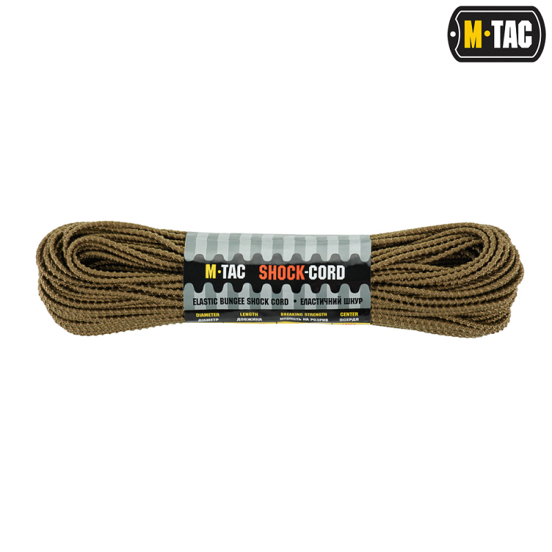 M-TAC ПАРАКОРД SHOCK-CORD 3MM DRAGON SKIN COYOTE 30М