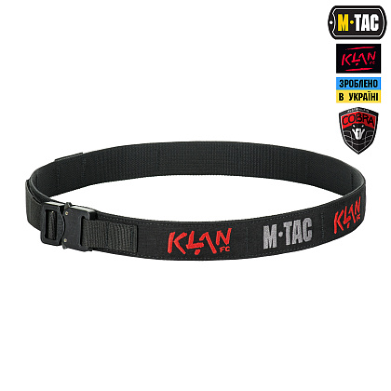M-TAC РЕМІНЬ KLAN COBRA BUCKLE BELT BLACK