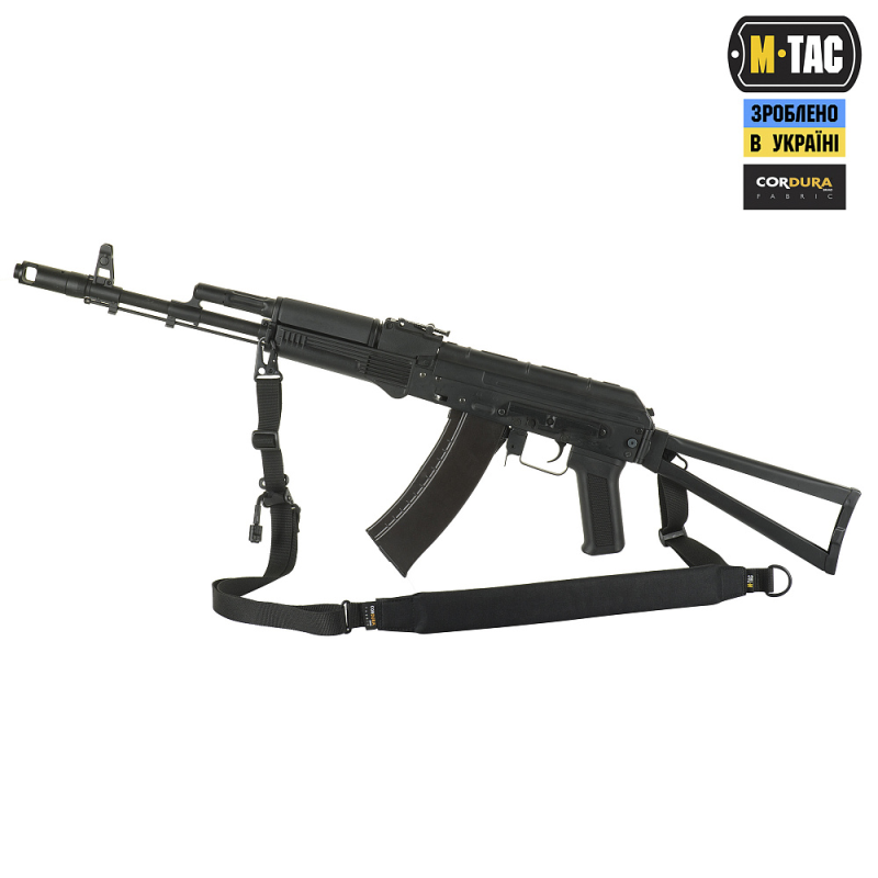 M-TAC РЕМІНЬ ЗБРОЙОВИЙ УНІВЕРСАЛЬНИЙ BLACK
