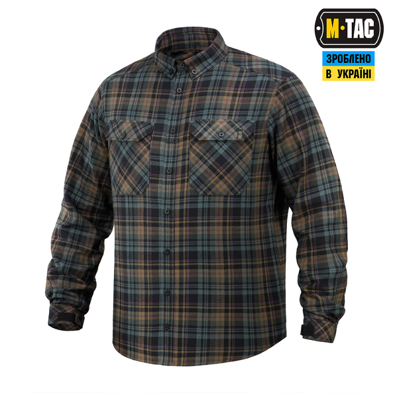 M-TAC СОРОЧКА LUMBERJACK MERINO COLD WEATHER BLUE/YELLOW