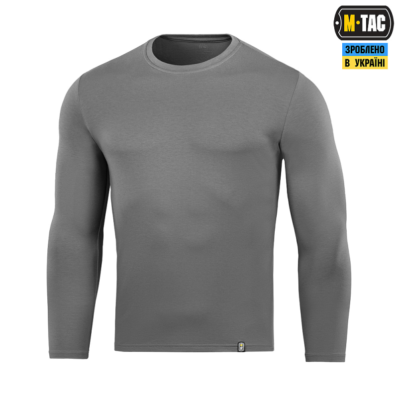 M-TAC ФУТБОЛКА ДЛИННЫЙ РУКАВ 93/7 LIGHT GREY