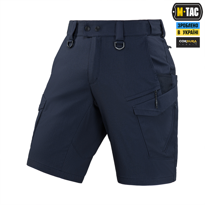 M-TAC ШОРТЫ AGGRESSOR SUMMER FLEX DARK NAVY BLUE
