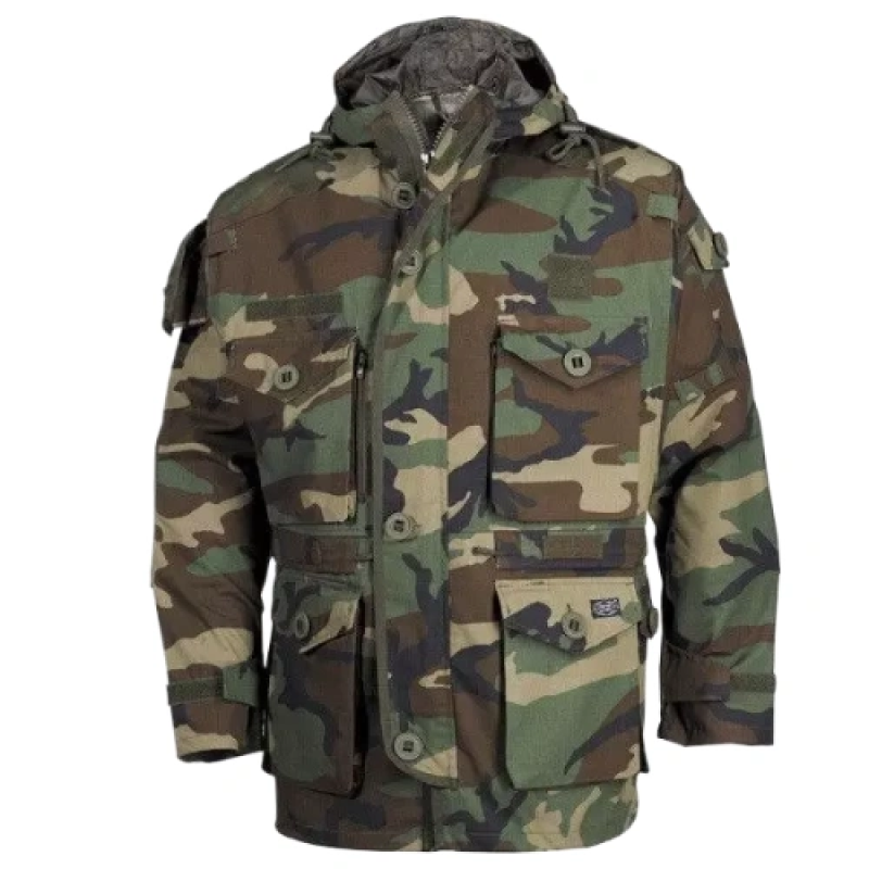 MFH КУРТКА COMMANDO JACKET SMOCK RIP STOP WOODLAND 03482T