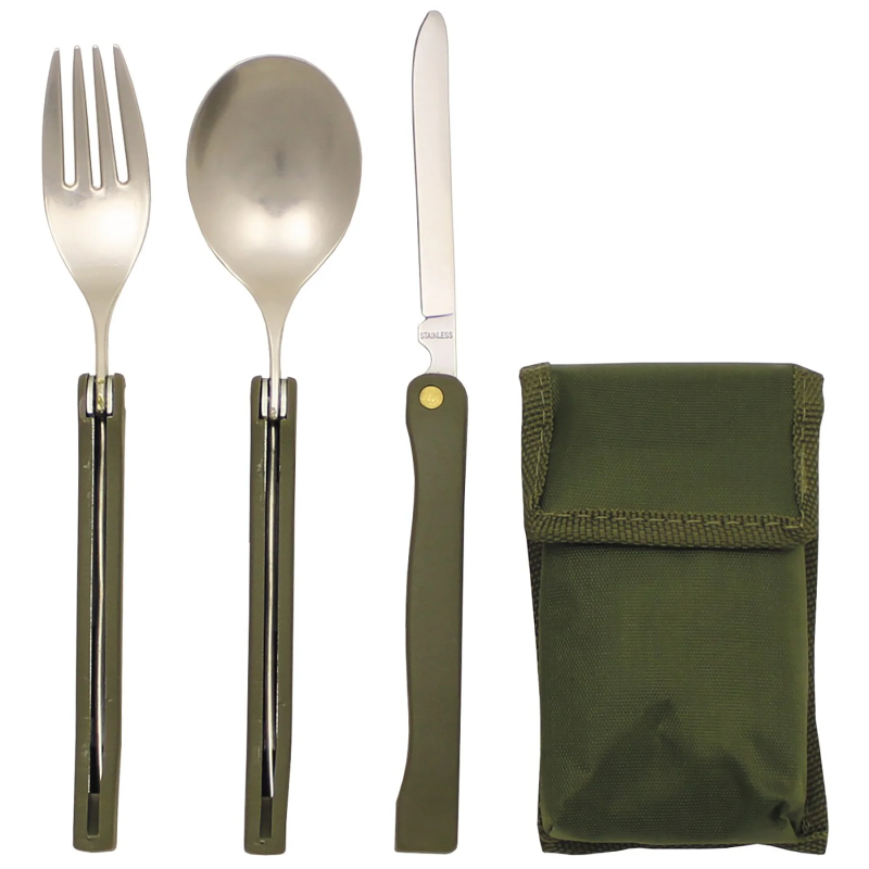 MFH СТОЛОВЫЙ НАБОР CAMPING OLIVE 33573