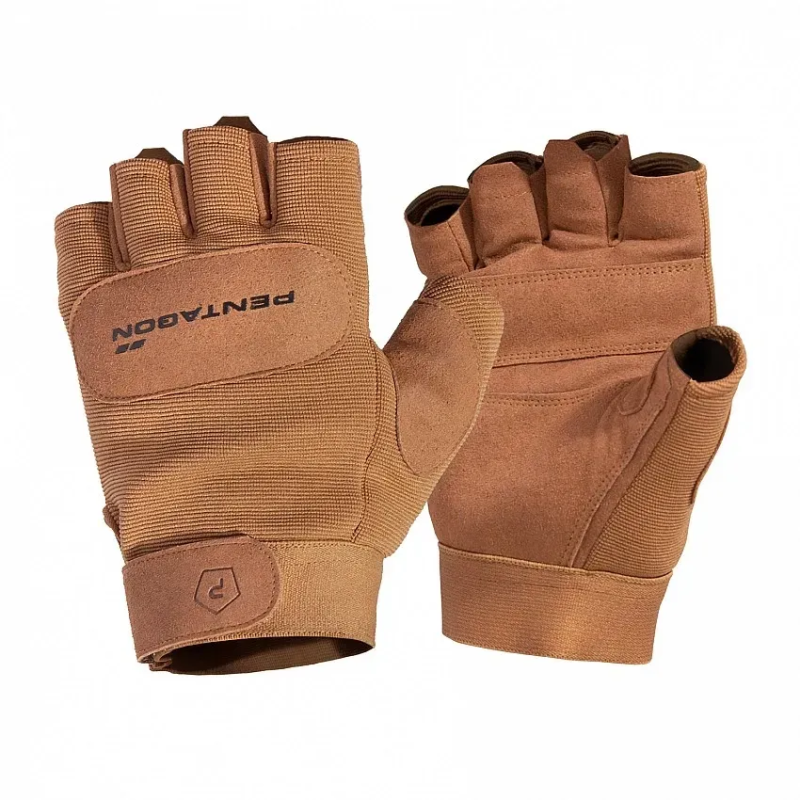 PENTAGON РУКАВИЦІ БЕЗПАЛІ DUTY MECHANIC 1/2 GLOVES COYOTE P20010-SH-03