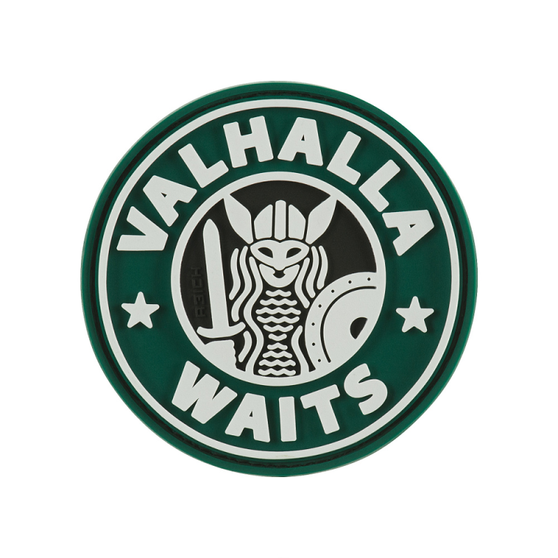R3ICH НАШИВКА VALHALLA WAITS ЗЕЛЕНА