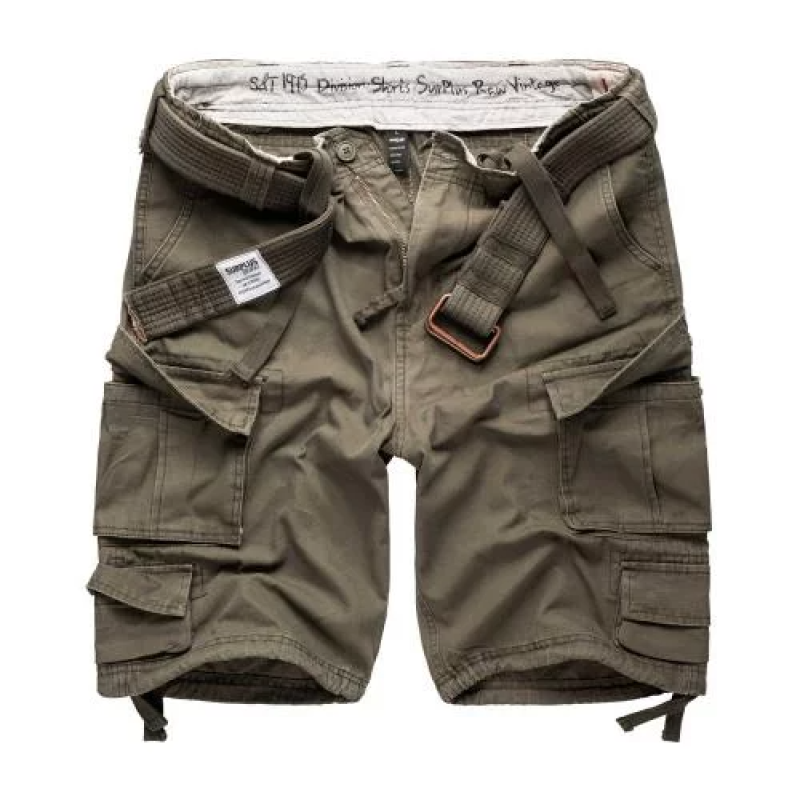 SURPLUS ШОРТЫ DIVISION SHORTS OLIVE 07-5598-01