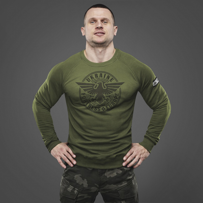 SVASTONE СВИТШОТ FORTRESS OLIVE