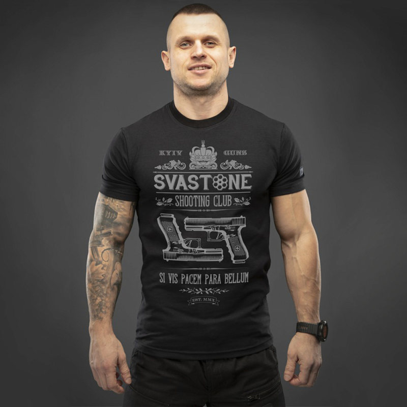 SVASTONE ФУТБОЛКА PARA BELLUM II ЧОРНА