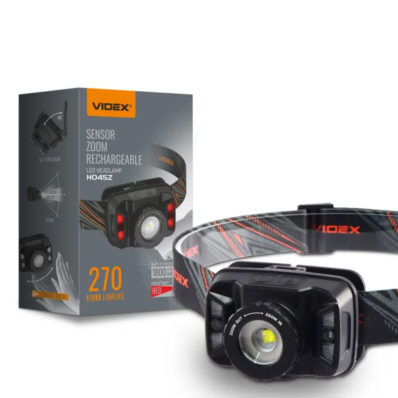 VIDEX НАЛОБНЫЙ ФОНАРЬ VLF-H045Z 27309