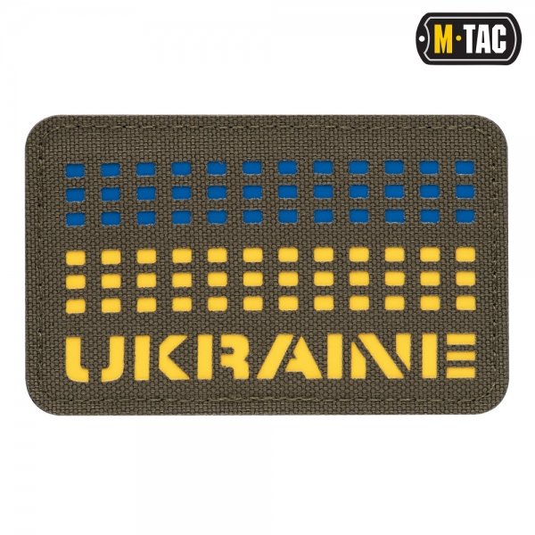 M-TAC НАШИВКА UKRAINE LASER CUT YELLOW/BLUE/RANGER GREEN