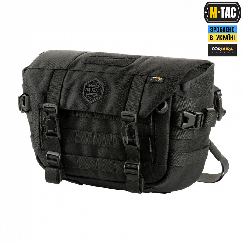 M-TAC СУМКА MESSENGER BAG ELITE HEX BLACK