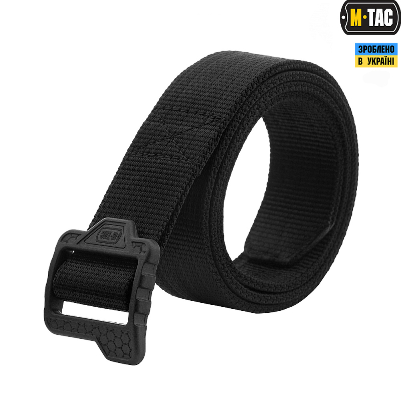 M-TAC РЕМІНЬ DOUBLE DUTY TACTICAL BELT HEX BLACK