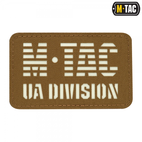 M-TAC НАШИВКА UA DIVISION LASER CUT COYOTE/GID