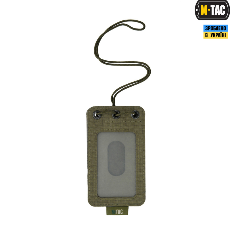 M-TAC БЕЙДЖ З ПРОЗОРОЮ ПАНЕЛЛЮ RANGER GREEN