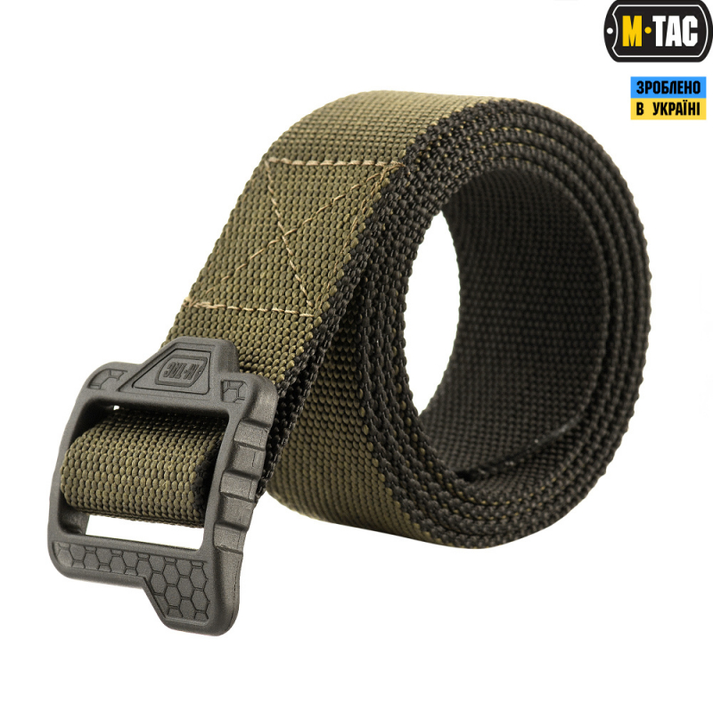 M-TAC РЕМЕНЬ DOUBLE SIDED LITE TACTICAL BELT HEX OLIVE/BLACK