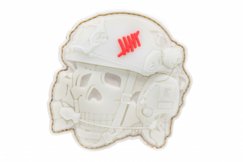 R3ICH НАШИВКА OPERATOR SKULL 3D GLOW