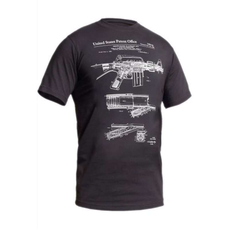 P1G-TAC ФУТБОЛКА M16/AR15 RIFLE LEGEND NIGHTGLOW SERIES UA281-29891-GT-M16-NG