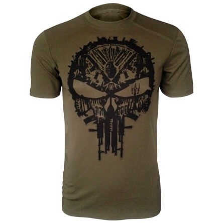 KRAMATAN TACTICAL DESIGN ФУТБОЛКА PUNISHER COOLMAX OLIVE