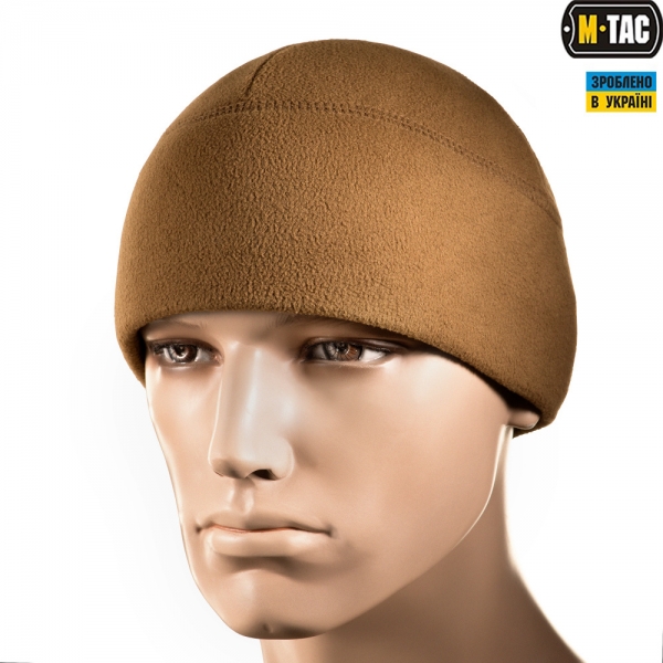 M-TAC ШАПКА WATCH CAP ELITE ФЛИС (270Г/М2) WITH SLIMTEX COYOTE BROWN