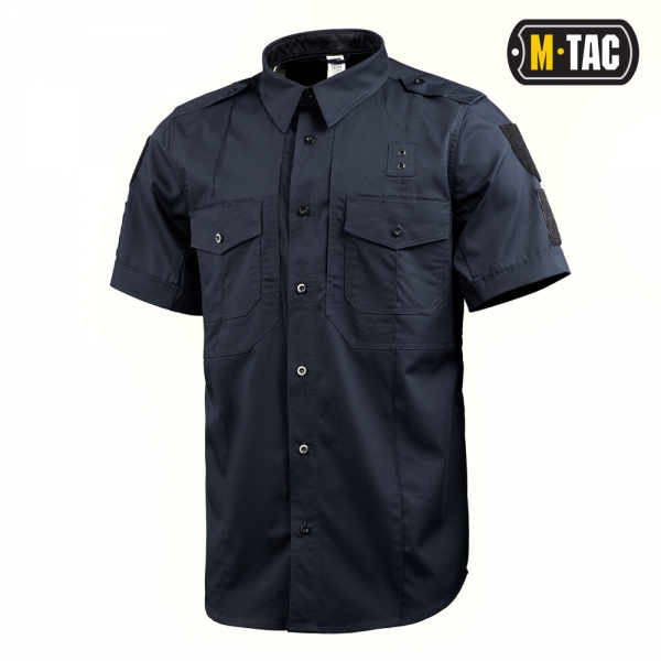 M-TAC РУБАШКА С КОРОТКИМ РУКАВОМ POLICE FLEX DARK NAVY BLUE