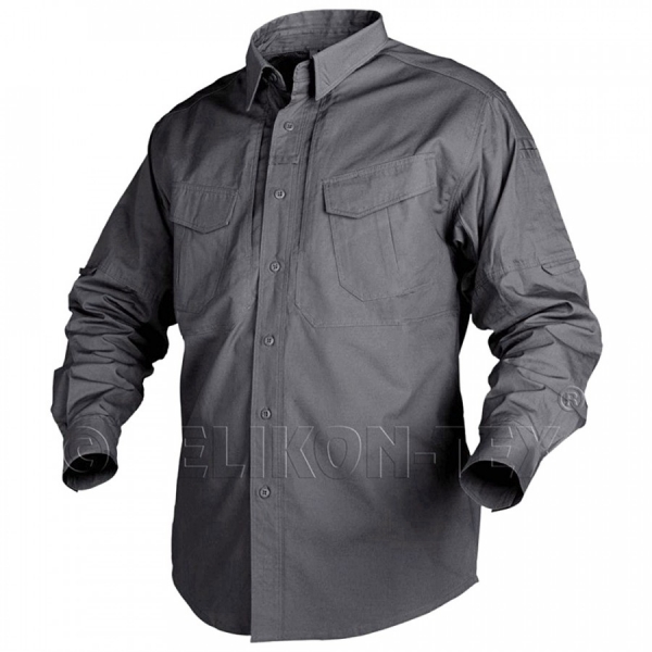 HELIKON-TEX СОРОЧКА DEFENDER ДОВГИЙ РУКАВ STEEL GREY H3548-19