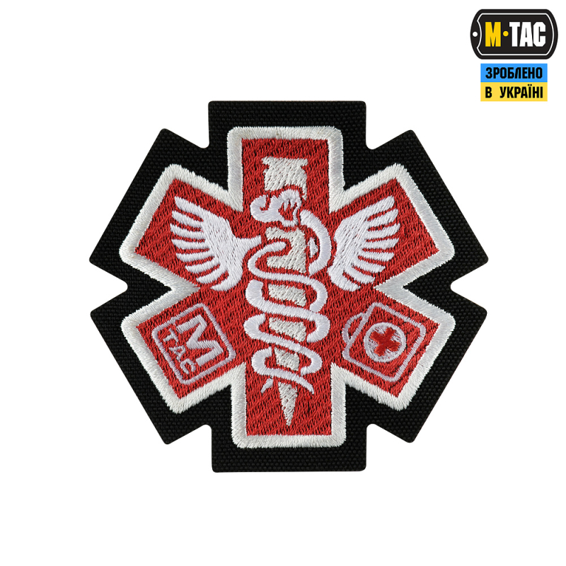 M-TAC НАШИВКА PARAMEDIC (ВЫШИВКА) BLACK