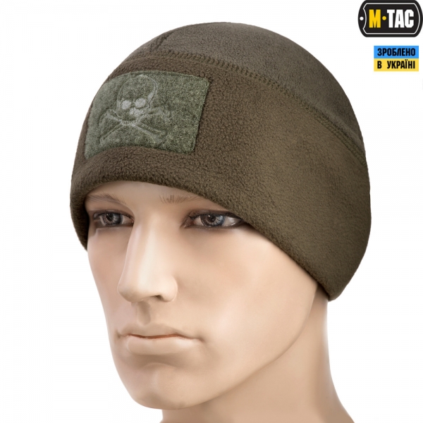 M-TAC ШАПКА WATCH CAP ФЛИС/СЕТКА PIRATE SKULL WINDBLOCK 380 OLIVE