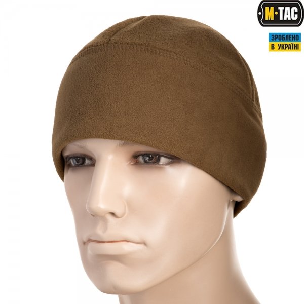 M-TAC ШАПКА WATCH CAP ФЛИС/СЕТКА WINDBLOCK 380 COYOTE BROWN