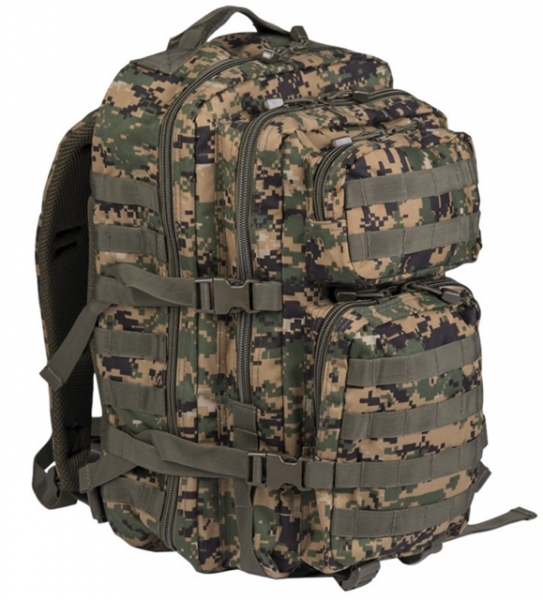 MIL-TEC РЮКЗАК ШТУРМОВОЙ БОЛЬШОЙ ASSAULT DIGITAL WOODLAND 14002271