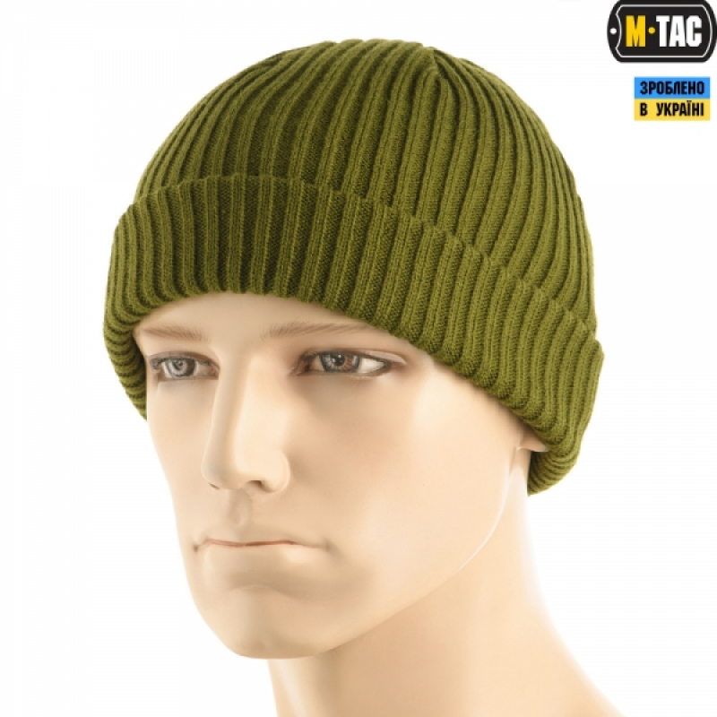 M-TAC ШАПКА ВЯЗАНАЯ 100% АКРИЛ OLIVE