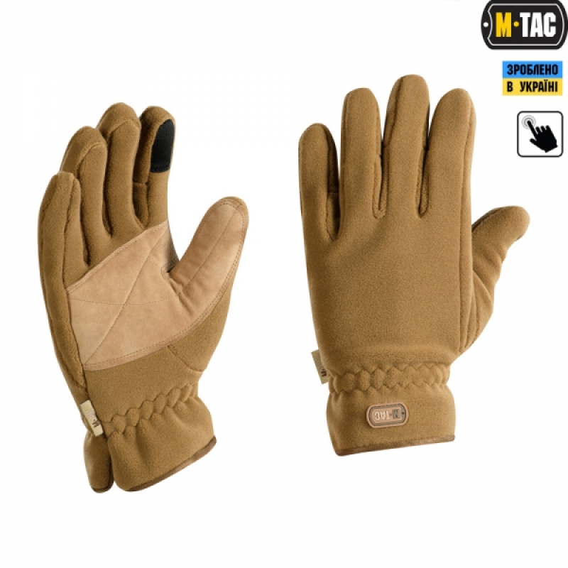 M-TAC РУКАВИЦІ WINTER PREMIUM FLEECE COYOTE