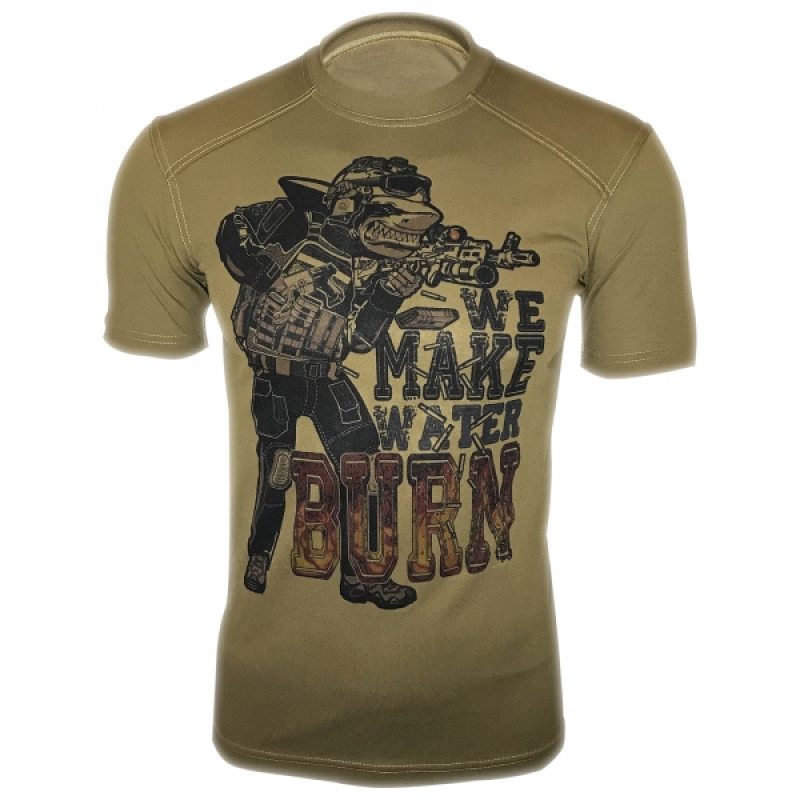 KRAMATAN TACTICAL DESIGN ФУТБОЛКА А-АКУЛА COOLMAX COYOTE