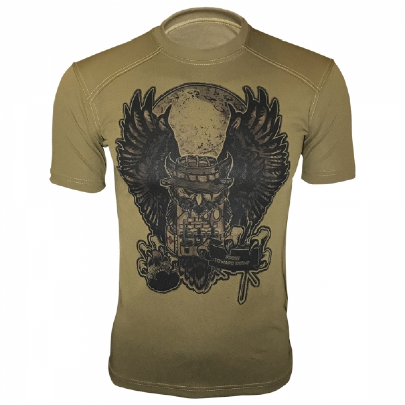 KRAMATAN TACTICAL DESIGN ФУТБОЛКА СОВА COOLMAX COYOTE