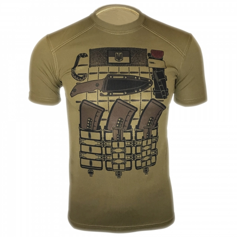 KRAMATAN TACTICAL DESIGN ФУТБОЛКА БРОНИК COOLMAX COYOTE