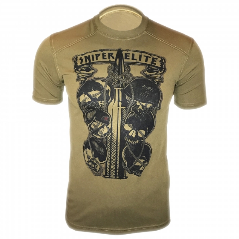 KRAMATAN TACTICAL DESIGN ФУТБОЛКА SNIPER ELITE COOLMAX COYOTE