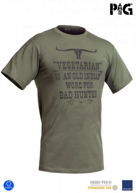 P1G-TAC ФУТБОЛКА VEGETARIAN OLIVE DRAB UA281-29891-VN-OD