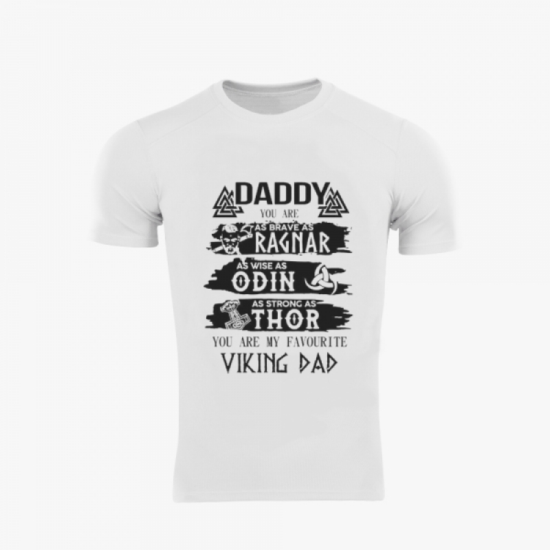 RUGEVIT ФУТБОЛКА YOU ARE MY FAVOURITE VIKING DAD COOLMAX WHITE