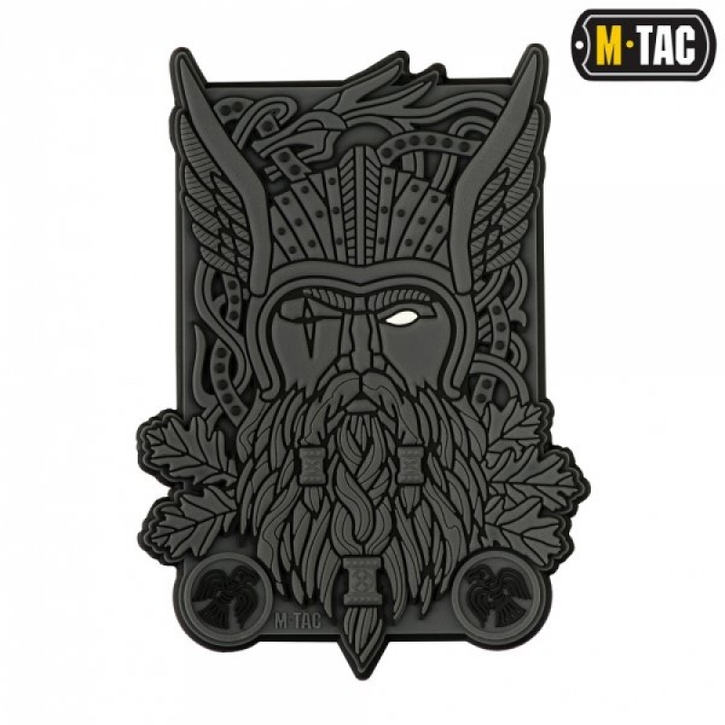 M-TAC НАШИВКА ODIN 3D PVC DARK GREY