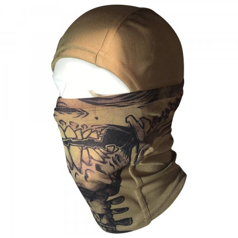 KRAMATAN TACTICAL DESIGN БАЛАКЛАВА-НИНДЗЯ ЗОМБИ COOLMAX COYOTE