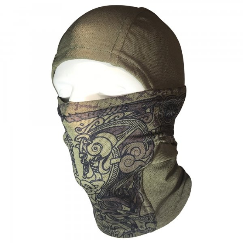 KRAMATAN TACTICAL DESIGN БАЛАКЛАВА-НІНДЗЯ СКАНДИНАВСЬКИЙ COOLMAX OLIVE