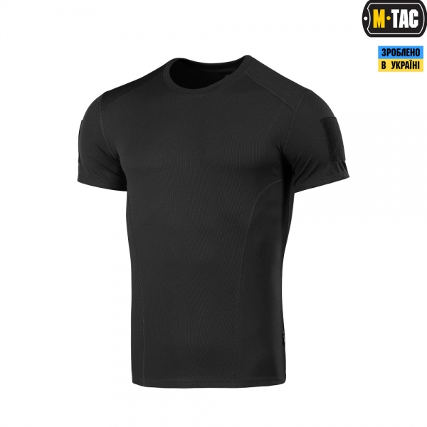 M-TAC ФУТБОЛКА ПОТОВІДВІДНА ATHLETIC VELCRO BLACK