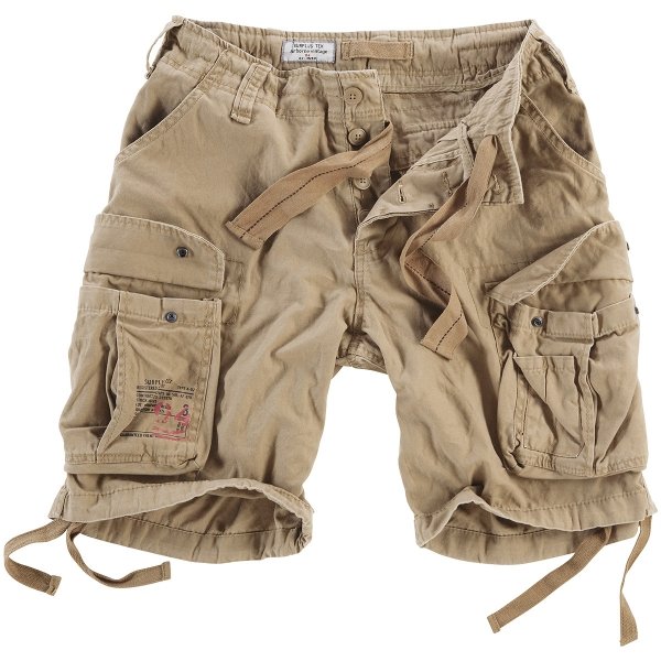 SURPLUS ШОРТЫ AIRBORNE VINTAGE SHORTS BEIGE 07-3598-74