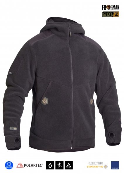P1G-TAC КУРТКА FRWJ POLARTEC BLACK UA281-29901-BK