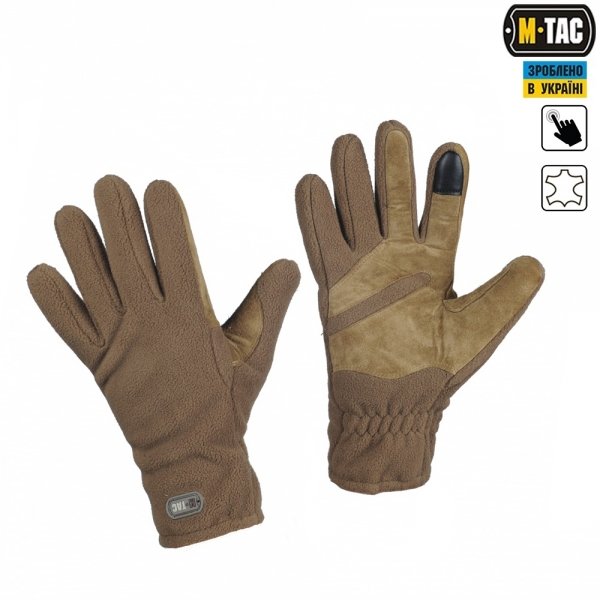 M-TAC РУКАВИЦІ WINTER TACTICAL WINDBLOCK 380 COYOTE