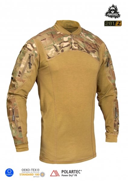 P1G-TAC СОРОЧКА PUNISHER COMBAT SHIRT POLARTEC FIRE RETARDANT MTP UA281-29951-G7-FR-MCU