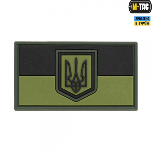 M-TAC НАШИВКА ФЛАГ УКРАИНЫ МАЛЫЙ PVC OLIVE