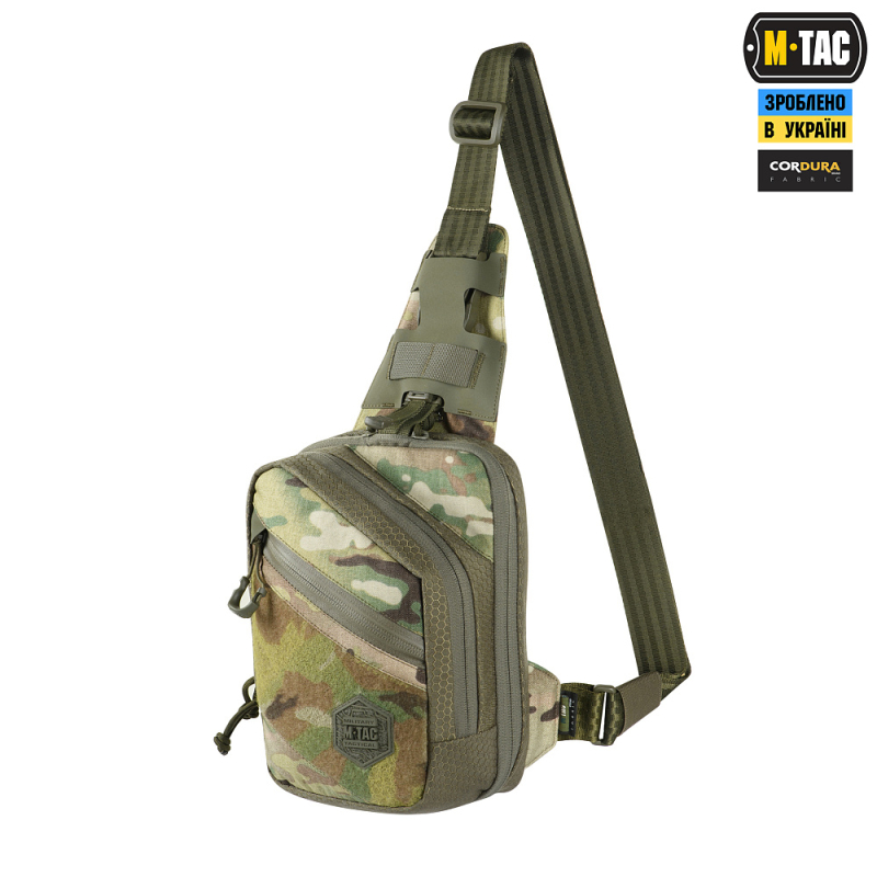 M-TAC СУМКА SLING PISTOL BAG ELITE HEX С ЛИПУЧКОЙ MULTICAM/RANGER GREEN