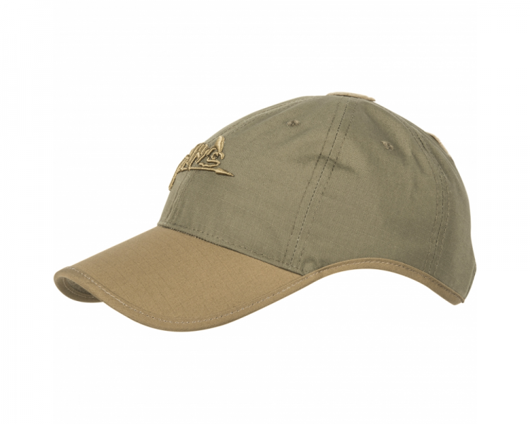 HELIKON-TEX БЕЙСБОЛКА LOGO CAP POLYCOTTON RIPSTOP ADAPTIVE GREEN/COYOTE CZ-LGC-PR-1211A